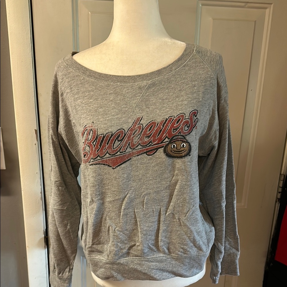 Gray Buckeyes Women's Sweatshirt